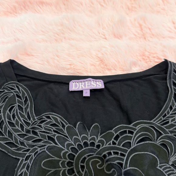 Vivienne Tam Black Half Sleeve Dress - Picture 4 of 4